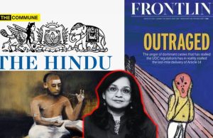Frontline Editor Vaishna Roy Justifies Grotesque Anti-Brahmin Cartoon, Calls Criticism A “Deflection”