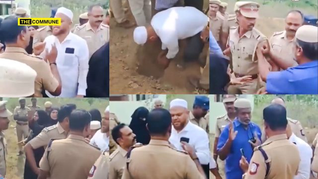 ' Burial Attempt On Temple Access Path Foiled, Police Attacked By Islamists During Intervention Islamists' Burial Attempt On Temple Access Path Foiled, Police Attacked By Islamists During Intervention