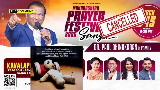 Maharashtra Jesus Calls Sangli Event Cancelled; Speakers Including Paul Dhinakaran & Samuel Dhinakaran Booked Under Black Magic Act Over ‘Miracle Healing’ Claims Maharashtra: Jesus Calls Sangli Event Cancelled; Speakers Including Paul Dhinakaran & Samuel Dhinakaran Booked Under Black Magic Act Over ‘Miracle Healing’ Claims