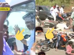 TVK Is The Real Theeyasakthi: Youth Indulge In Reckless Behaviour While Vijay Encourages And Watches With Glee TVK Is The Real Theeyasakthi: Youth Indulge In Reckless Behaviour While Vijay Encourages And Watches With Glee