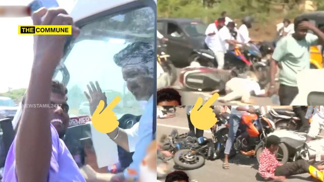 TVK Is The Real Theeyasakthi Youth Indulge In Reckless Behaviour While Vijay Encourages And Watches With Glee TVK Is The Real Theeyasakthi: Youth Indulge In Reckless Behaviour While Vijay Encourages And Watches With Glee