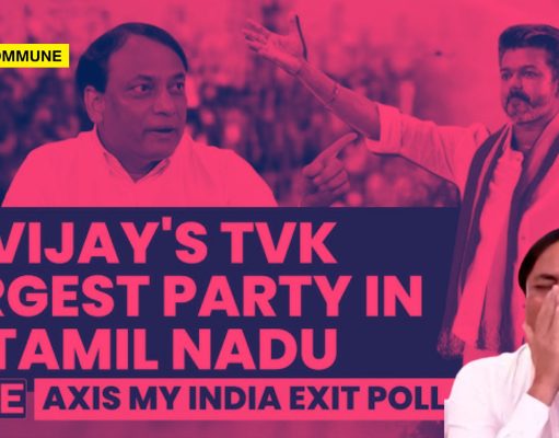 TVK Tsunami Or TRP Gimmick? Axis My India’s 2026 Tamil Nadu Exit Poll Is Peak Clownery From A Guy Who Cries On Live TV When He’s Wrong