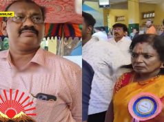 DMK Functionary Lunges At BJP Mylapore Candidate Tamilisai Soundararajan On Polling Day DMK Functionary Lunges At BJP Mylapore Candidate Tamilisai Soundararajan On Polling Day