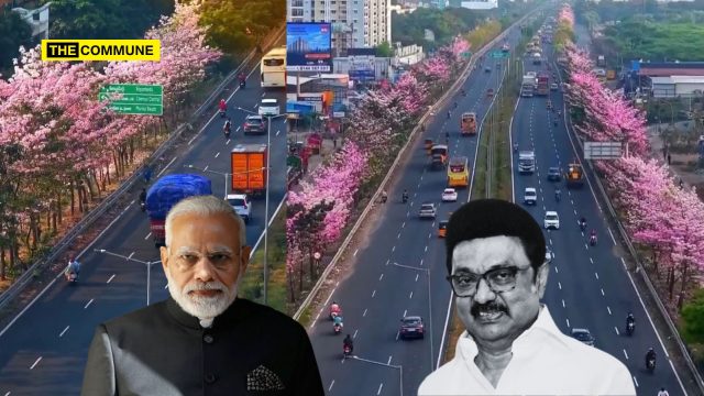 DMK Pastes Its Sticker On Central Govt's Urban Beautification Initiative