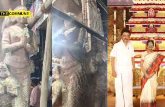 Damage To Rani Mangammal Statue At Madurai Meenakshi Temple Located In PTR’s Constituency And Trustee Board Led by His Mother Damage To Rani Mangammal Statue At Madurai Meenakshi Temple Located In PTR's Constituency And Trustee Board Led by His Mother