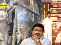 Damage To Rani Mangammal Statue At Madurai Meenakshi Temple Located In PTR’s Constituency And Trustee Board Led by His Mother Damage To Rani Mangammal Statue At Madurai Meenakshi Temple Located In PTR's Constituency And Trustee Board Led by His Mother