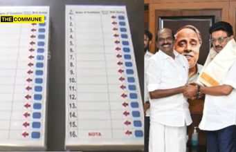 Fake EVMs, 20,600 ID Cards Seized in Chennai Ahead of TN Polls; DMK Candidate Vaithilingam Photo, Stickers Found Fake EVMs, 20,600 ID Cards Seized in Chennai Ahead of TN Polls; DMK Candidate Vaithilingam's Stickers Found