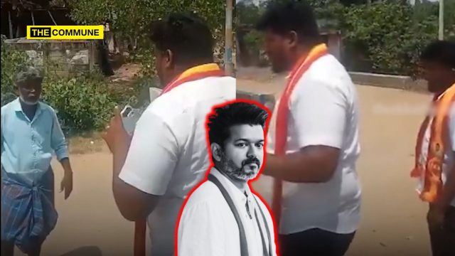 Joseph Vijay TVK Cadres Harass And Threaten Old Man To Vote For Their Party