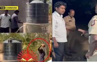 Krishnagiri: Water Tank Destroyed By DMK Goons But Complainant Arrested Krishnagiri: Water Tank Destroyed By DMK Goons But Complainant Arrested