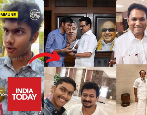 Rajdeep Sardesai Peddles DMK Cadres’ Opinion On 3-Language Policy As Vox Pop, Video Shot Inside DMK Party Office Rajdeep Sardesai's 3-Language Policy Survey Reportedly Featured DMK Member?