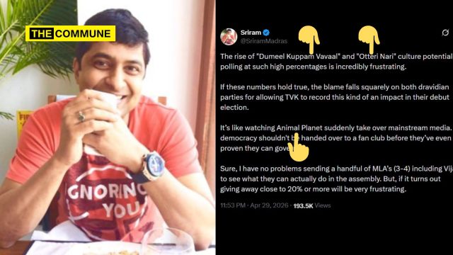 “Dumeel Kuppam Vavaal”, “Otteri Nari”, “Animal Planet” - DMK Influencer Dehumanises Voters In Chennai’s Labour Localities
