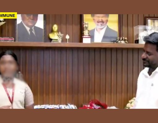 School Student Reportedly Made To Sing In Praise Of Tamil Nadu Govt At TVK Minister Rajmohan’s Office School Student Reportedly Made To Sing In Praise Of Tamil Nadu Govt At TVK Minister Rajmohan’s Office