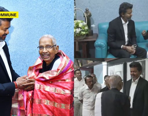 TVK = DMK: Joseph Vijay Meets Anti-Hindu Dravidianist K. Veeramani Who Called For Eradicating Sanatana Dharma/Hinduism
