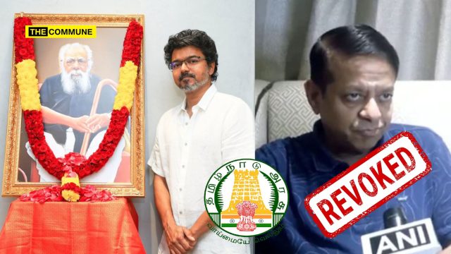 TVK Govt Revokes CM EVR Follower Joseph Vijay Astrologer’s OSD Appointment Within 24 Hours After Massive Backlash