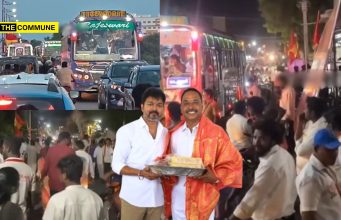 Thirukovilur: Traffic Hit As TVK Cadres Burst Firecrackers Without Permission During Birthday Celebration Of District Secretary Barani Balaji Thirukovilur Traffic Hit As TVK Cadres Burst Firecrackers Without Permission During Birthday Celebration Of District Secretary