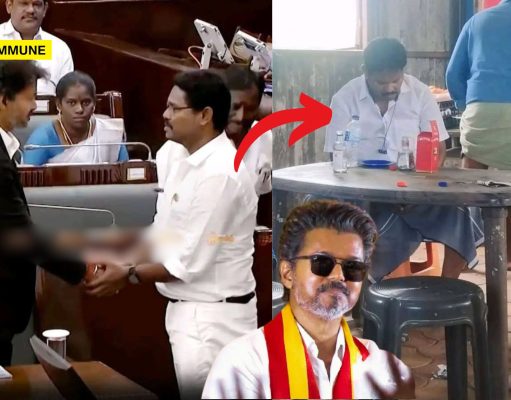 Thooya Sakthi Or ‘Thanni’ Sakthi? Photo Of TVK’s Dy Speaker Allegedly Sitting In TASMAC Bar Goes Viral