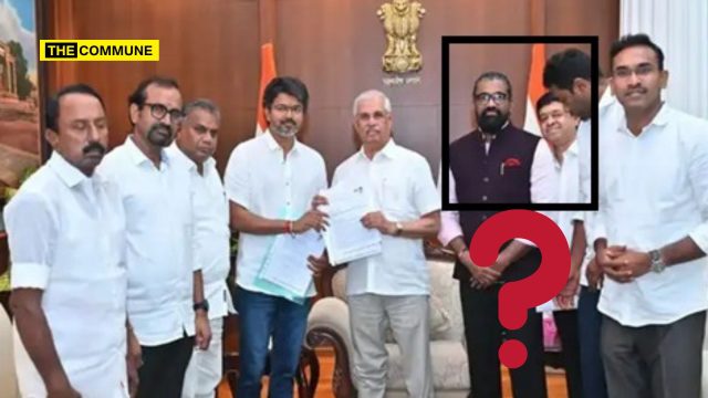 Why Were Andhra Businessman Vishnu Reddy And KVN Producer Beside TVK Vijay At Lok Bhavan?