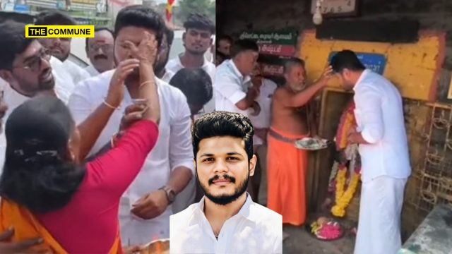 Days After Refusing Aarti Tilak, TVK Minister Muhammad Parvez Seen Worshipping At Bhairavar Temple