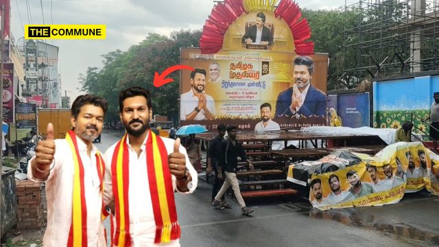 's Banner Ban, Minister Ghilli Sarath Attends Vijay Birthday Event With Posters And Road-Encroaching Stage Days After TVK's Banner Ban, Minister & Tambaram MLA Ghilli Sarath Attends Vijay Birthday Event With Posters And Road-Encroaching Stage