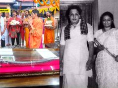 Vijay Visits Kollur Mookambigai Temple And Donates Silver Sword Copying MGR Ditto Vijay Visits Kollur Mookambigai Temple And Donates Silver Sword Copying MGR Ditto