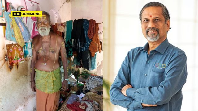 Zoho Founder Sridhar Vembu Pledges Regular Support For Struggling Elderly Temple Priest, Urges Indians To Reconnect With Their Ancestral Villages