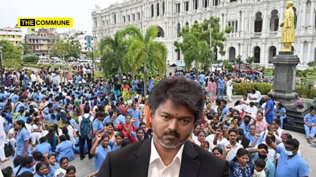 ‘One Minute Late, Half-Day Wage Gone’ Contract Healthcare Workers Stage Protest, Accuse Chennai Corporation Of Slashing Salaries ‘One Minute Late, Half-Day Wage Gone’: Contract Healthcare Workers Stage Protest, Accuse Chennai Corporation Of Slashing Salaries