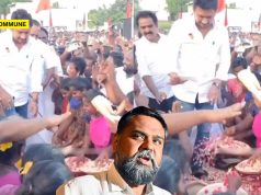 DMK Leader Attacks Sringeri Acharya While His Own Party Cadres Fall At The Feet Of Udhayanidhi Stalin DMK Leader Attacks Sringeri Acharya While His Own Party Fall At The Feet Of Udhayanidhi Stalin