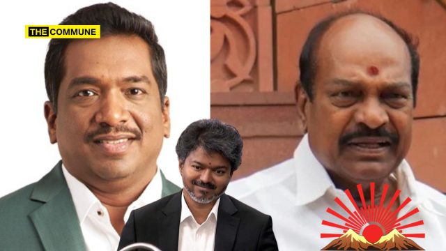 DMK MP Jagathrakshakan's Son Sundeep Anand Joins 'Thooya Sakthi' TVK