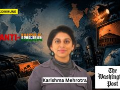 How To Sell India As The Villain, One Story At A Time – Inside WaPo’s Brown Sepoy Karishma Mehrotra’s Playbook