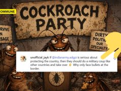 Pro-Cockroach Party Supporters Call For Military Coup In India On Social Media