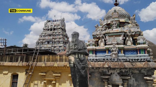 RTI Reveals EVR Statue Installed On Ancient Kandiyur Shiva Temple Land Without HR&CE Approval; Removal Sought RTI Reveals EVR Statue Installed On Ancient Kandiyur Shiva Temple Land Without HR&CE Approval; Removal Sought