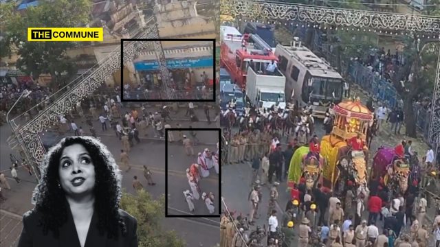 Rana Ayyub Spreads Fake News, Shares Mysuru Dasara Procession Video As 'Nashik Protests'