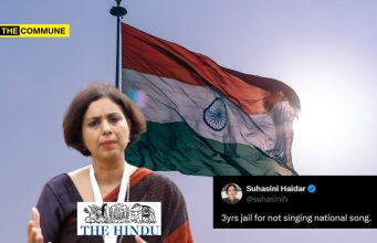 The Hindu’s Suhasini Haidar Lies About ‘3 Year Jail’ For Not Singing Vande Mataram The Hindu's Suhasini Haidar Lies About '3 Year Jail' For Not Singing Vande Mataram