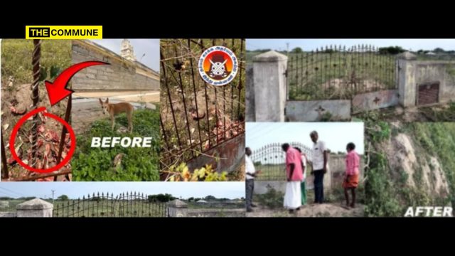 After Hindu Munnani Protest, Authorities Remove Animal Slaughter Waste Dumped Near 1,800-Year-Old Shiva Temple After Hindu Munnani Protest, Authorities Remove Animal Slaughter Waste Dumped Near 1,800-Year-Old Shiva Temple