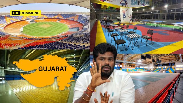Ahmedabad Gujarat Built World-Class Sporting Infra For Commonwealth Games And Olympics, TN Built Nothing, Annamalai Must Speak With Conscience Instead Of Peddling Propaganda Like A Dravidian Stock Ahmedabad Gujarat Built World-Class Sporting Infra For Commonwealth Games And Olympics, TN Built Nothing, Annamalai Must Speak With Conscience Instead Of Peddling Propaganda Like A Dravidian Stock