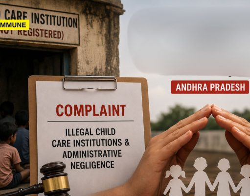 Complaint Seeks Centre’s Intervention Over Illegal Child Care Institutions, Administrative Negligence In Andhra Pradesh Complaint Seeks Centre's Intervention Over Illegal Child Care Institutions, Administrative Negligence In Andhra Pradesh