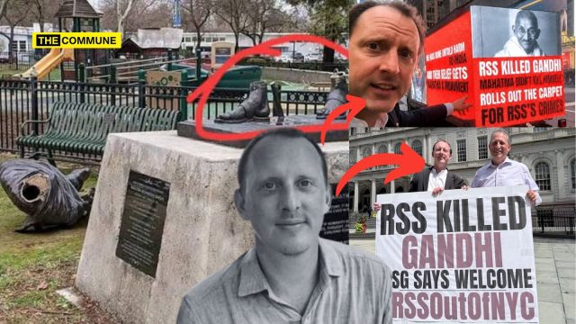 From ‘Gandhi Has To Go’ To ‘RSS Killed Gandhi’: Hinduphobic Activist Pieter Friedrich Invokes MK Gandhi To Protest RSS Chief Mohan Bhagwat NYC Address