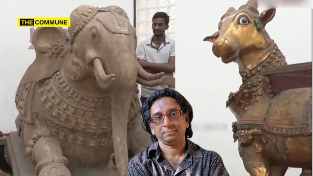 Idol Smuggling Case: Idol Wing Raids Businessman Ranvir Shah’s Office, Seizes 5 Antique Vahanas