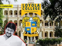 Loyola College Goes Silent On Udhayanidhi Stalin Allegedly Clearing 12 Arrears Through Special G.O. Loyala College Goes Silent On Udhayanidhi Stalin Allegedly Clearing 12 Arrears Through Special G.O.