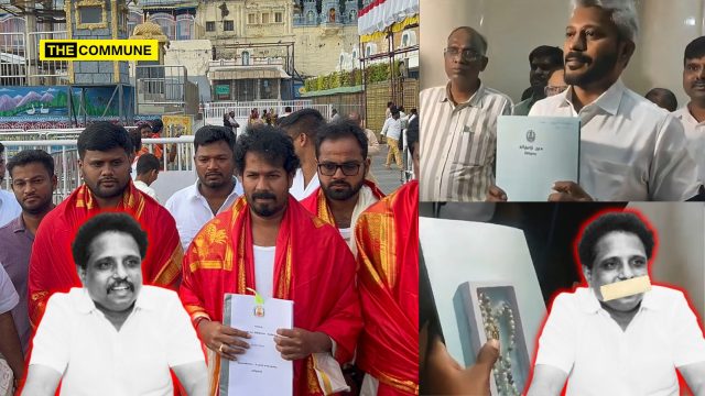 's Rosary Su Venkatesan Who Criticized TN Agriculture Budget Papers Being Taken To Tirupati Keeps His Mouth Shut On Finance Min's Rosary