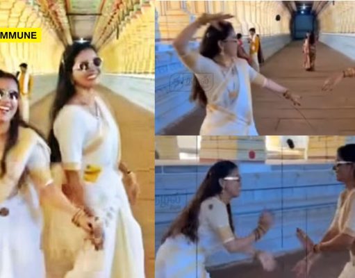Two Women Film Dance Reel Inside Rameswaram Ramanathaswamy Temple, Sparks Outrage Two Women Film Dance Reel Inside Rameswaram Ramanathaswamy Temple, Sparks Outrage