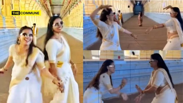 Two Women Film Dance Reel Inside Rameswaram Ramanathaswamy Temple, Sparks Outrage Two Women Film Dance Reel Inside Rameswaram Ramanathaswamy Temple, Sparks Outrage