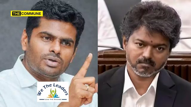 We The Leaders Volunteer Arrested After Row With TVK Supporter, Annamalai Slams Vijay Govt We The Leaders Volunteer Arrested After Row With TVK Supporter, Annamalai Slams Joseph Vijay TVK Govt