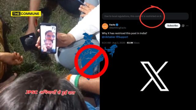 X Blocks Viral Ranchi Protest Video Showing Abhijeet Dipke Declining To Visit Protest Site