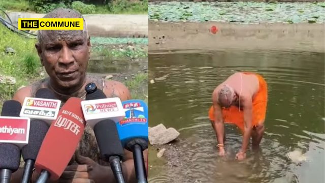 45 Years, 11 MLAs, No Action: 73-Year-Old Smears Temple Tank Mud On Himself In Protest To Restore Sukra Theertham shiva temple