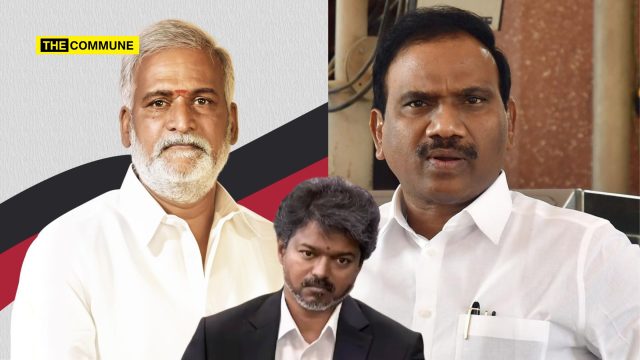 DMK Leaders Sekar Babu, A Raja Booked Over Derogatory Remarks Against Joseph Vijay & TVK Leaders DMK Leaders Sekar Babu, A Raja Booked Over Derogatory Remarks Against Joseph Vijay & TVK Leaders
