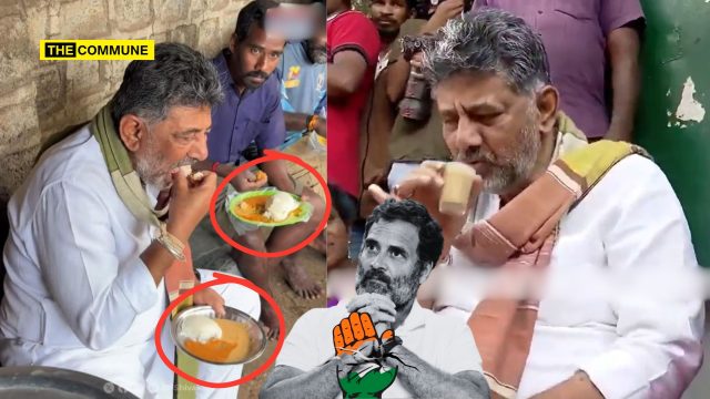 Rahul Gandhi Called Out “Two Types Of Cups”; Karnataka Congress CM Gets Steel Plate And Glass, Workers Get Plastic And Paper