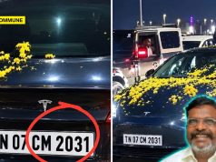 VCK Chief Thirumavalavan Travels In Car With TN07 CM2031 Number Plate Reportedly Registered To Two-Wheeler VCK Chief Thirumavalavan Travels In Car With TN07 CM2031 Number Plate Reportedly Registered To Two-Wheeler