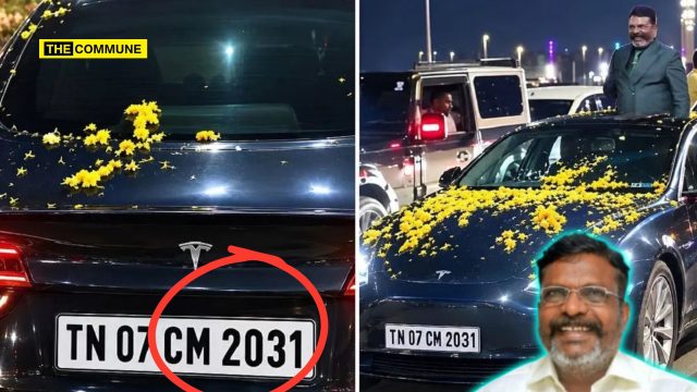 VCK Chief Thirumavalavan Travels In Car With TN07 CM2031 Number Plate Reportedly Registered To Two-Wheeler