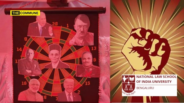 When NLSIU LawSoc Used PM Modi, Savarkar, Hitler, Trump Photos As Dartboard Targets When NLSIU LawSoc Used PM Modi, Savarkar, Hitler, Trump Photos As Dartboard Targets